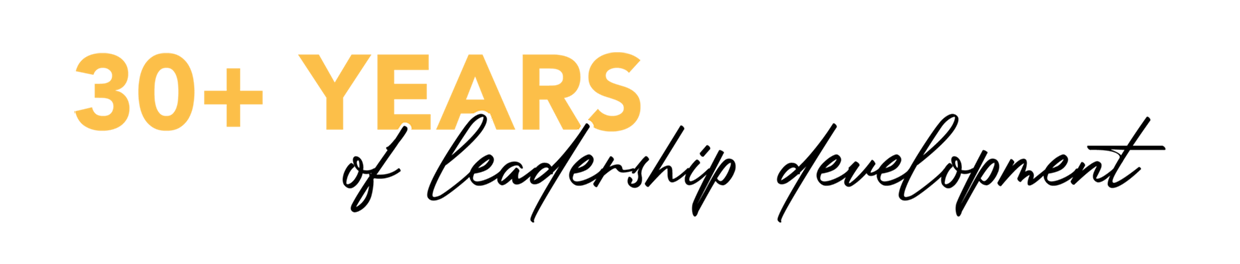 30+years of leadership development